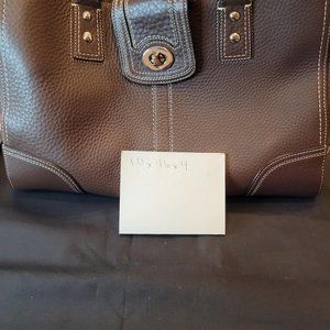 New Coach Brown Leather Tote